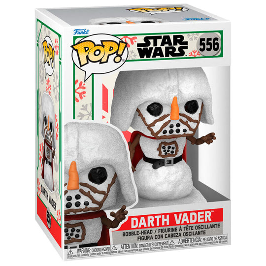 Emballage cadeau en boîte vitrine de la figurine Funko POP Darth Vader Holiday Star Wars, idéale pour collection