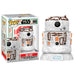 Vue latérale de la figurine Funko POP R2-D2 Star Wars Holiday, parfaite pour les collectionneurs