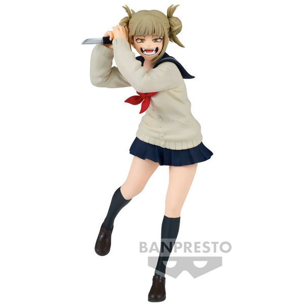 Vue de face de la figurine Himiko Toga My Hero Academia 15cm par BANPRESTO