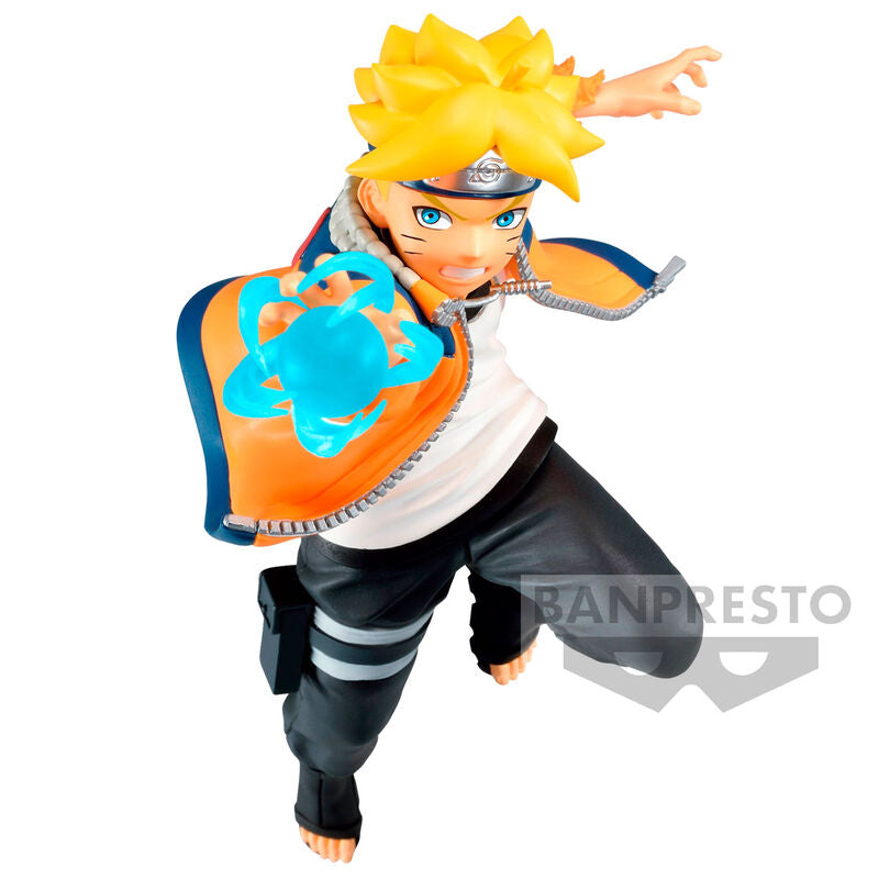 Ensemble complet de la figurine Boruto Uzumaki 13cm avec vue arrière détaillée