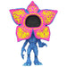 Figurine Funko POP de 9 cm représentant le Demogorgon de Stranger Things en version Black Light exclusive dans sa boîte cadeau avec fenêtre