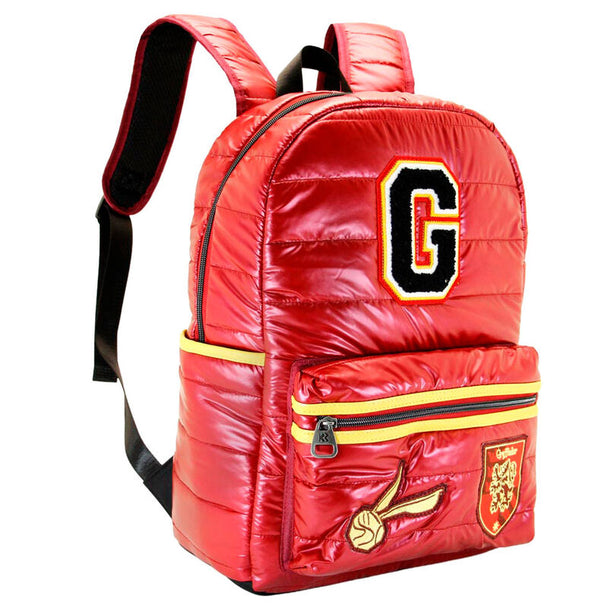 Détail des bretelles rembourrées et renforcées du sac à dos Gryffindor KARACTERMANIA