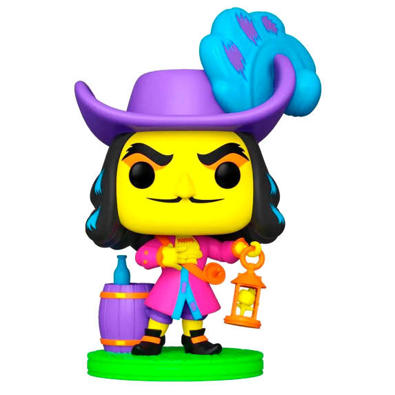 Détail de la figurine Hook en vinyle 9 cm avec effets Black Light, édition limitée Funko POP.
