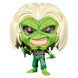 Détail de la figurine Funko POP Iron Maiden Killers montrant son effet lumineux dans le noir.