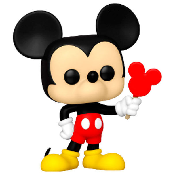 Vue rapprochée de la figurine exclusive Mickey Mouse avec glace en vinyle Funko POP