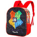 Détail du compartiment principal zippé du sac à dos Harry Potter Hogwarts 31 cm