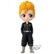 Figurine Takemichi Hanagaki Q Posket 14cm vue de face avec détails précis et couleurs vives