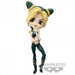 Arrière de la figurine Jolyne Cujoh Q Posket mettant en avant la coiffure et les vêtements