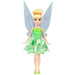 Détail sur le visage expressif et les cheveux blonds de la poupée Clochette Disney Fairies