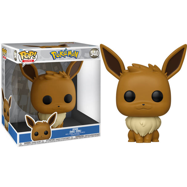 Figurine Funko POP Pokémon Eevee de 25 cm en vinyle avec détails précis et couleurs vives
