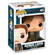 Détail de la figurine Remus Lupin Funko POP avec son costume emblématique et sa posture caractéristique, 9 cm