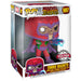 Détail du visage et costume de la figurine Magneto Marvel Zombies Funko POP 25cm