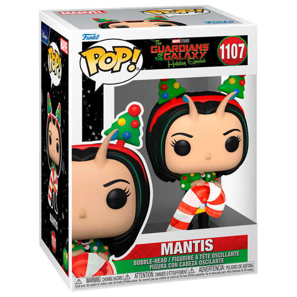 Boîte cadeau officielle de la figurine Funko POP Mantis Marvel Guardians of the Galaxy avec design coloré