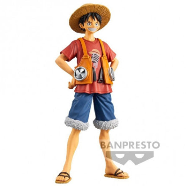 Figurine Luffy One Piece The Grandline Men Vol.1 vue de face, hauteur 16 cm