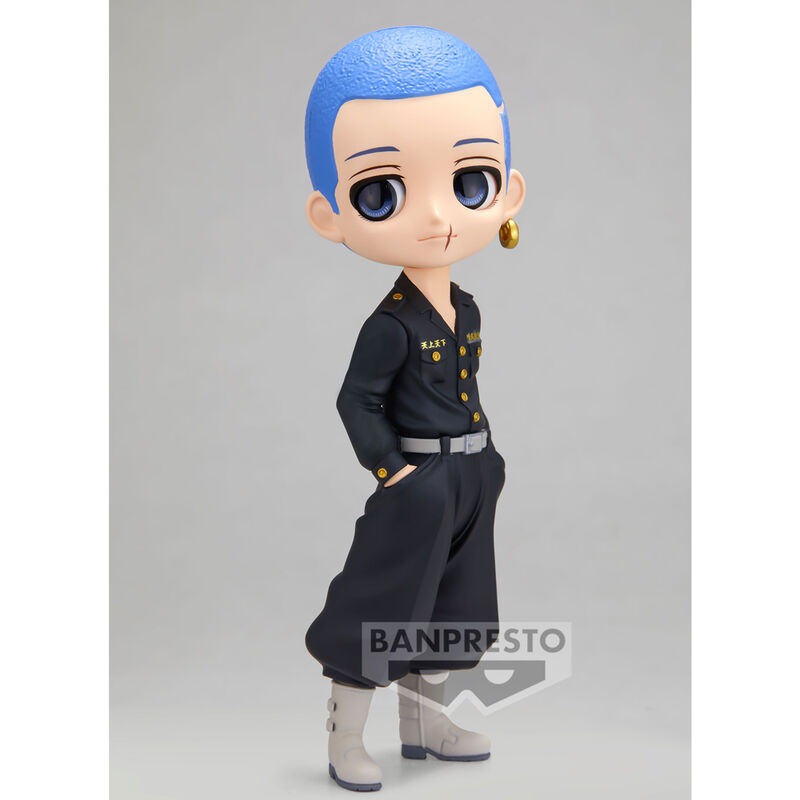 Figurine Tokyo Revengers Hakkai Shiba Q Posket vue de face avec détails précis