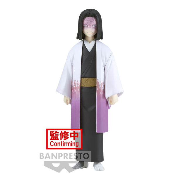 Figurine Kagaya Ubuyashiki Demon Slayer 15cm vue de face avec détails soignés