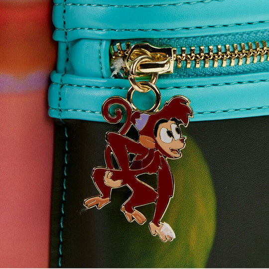 Ensemble complet des six images du sac à dos Loungefly Jasmine Disney Aladdin 25cm