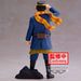 Vue arrière de la figurine Golden Kamuy mettant en valeur la texture des vêtements de Sugimoto