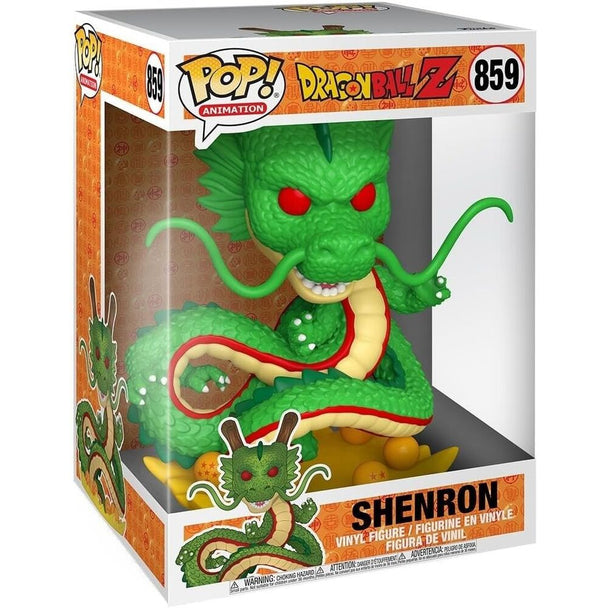 Détail de la figurine Funko POP Shenron Dragon Ball Z montrant le design et les couleurs vives