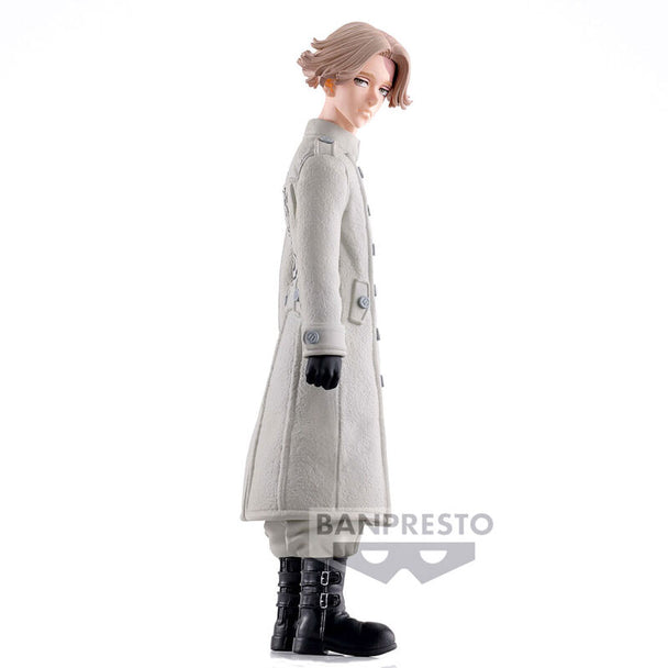 Figurine Seiyu Inui Tokyo Revengers 17cm vue de face avec détails précis du visage et costume