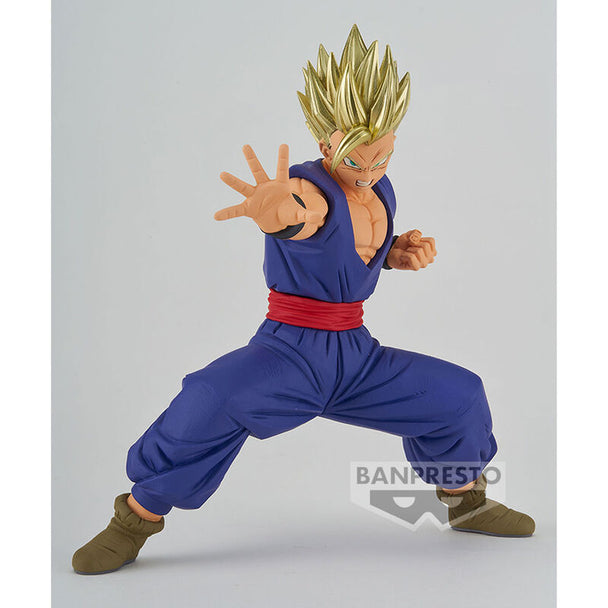 Figurine Son Gohan Dragon Ball Super Blood of Saiyans vue de face avec détails précis et couleurs vives