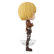 Profil latéral de la figurine Armin Arlert Q Posket montrant la qualité de la finition BANPRESTO