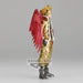 Vue arrière de la figurine Hawks mettant en valeur les détails de ses ailes et son manteau rouge