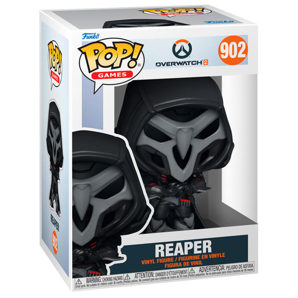 Figurine Funko POP Reaper d'Overwatch 2 en vinyle de 9 cm avec détails précis et couleurs vives