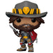 Vue de face de la figurine Funko POP Cassidy Overwatch 2 avec détails précis et couleurs vives
