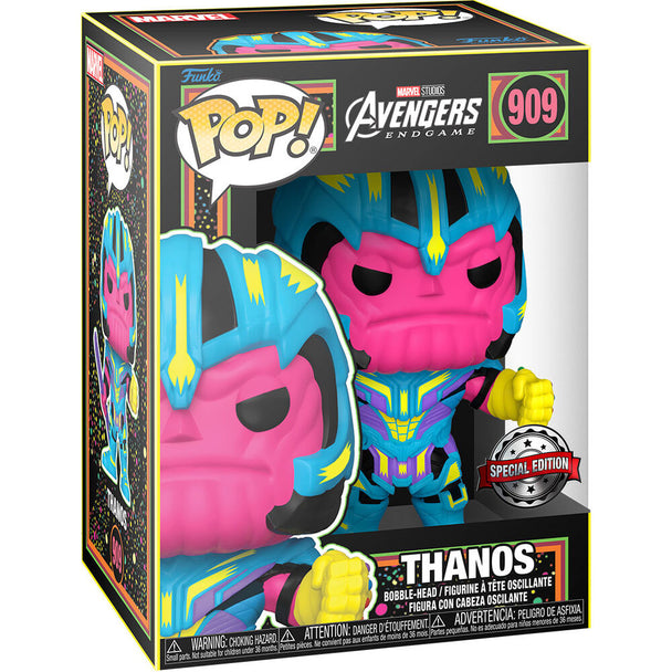 T-shirt Marvel Infinity Saga avec imprimé Thanos en couleurs vives et design unique