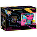 Vue d'ensemble du packaging exclusif du set Marvel Infinity Saga Thanos Funko POP et t-shirt