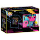 Vue d'ensemble du packaging exclusif du set Marvel Infinity Saga Thanos Funko POP et t-shirt