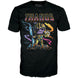 Packaging exclusif du set Marvel Infinity Saga avec T-shirt et figurine Thanos Funko POP