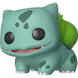 Vue latérale de la figurine Bulbasaur Funko POP montrant ses caractéristiques uniques