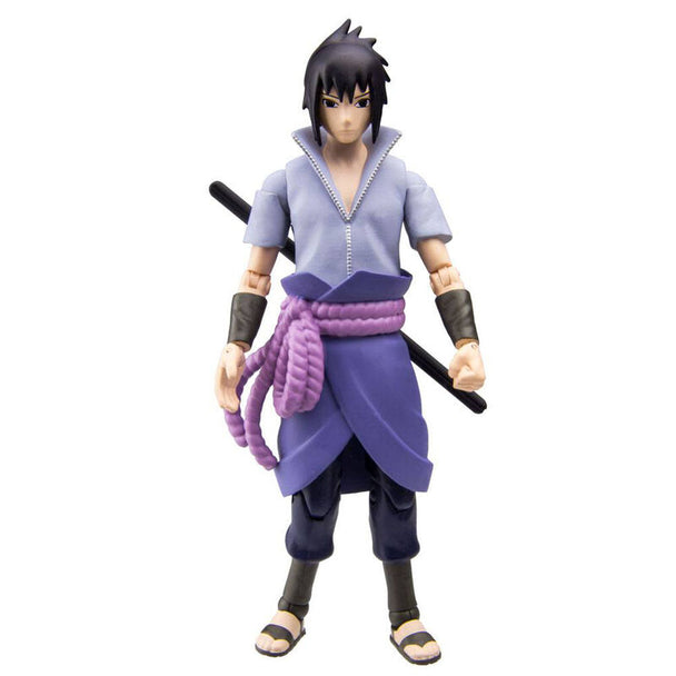 Figurine articulée Sasuke Uchiha 10cm de Naruto Shippuden Series 2 avec accessoires visibles