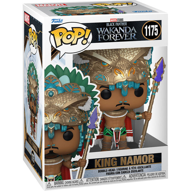 Figurine Funko POP Marvel Black Panther Wakanda King Namor en vinyle de 9 cm dans sa boîte cadeau officielle