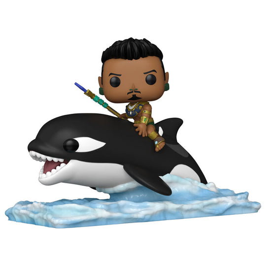 Packaging officiel de la figurine Funko POP Marvel Black Panther Wakanda Forever Namor avec orque