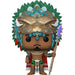 Vue rapprochée de la figurine Funko POP Black Panther Wakanda King Namor montrant les détails du design et la boîte