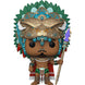 Vue rapprochée de la figurine Funko POP Black Panther Wakanda King Namor montrant les détails du design et la boîte