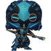 Vue latérale de la figurine Funko POP Okoye, mettant en valeur les détails et la peinture précise du personnage Marvel