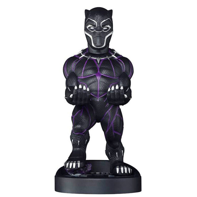 Support Marvel Black Panther Cable Guy de 21cm tenant une manette PlayStation 5 DualSense