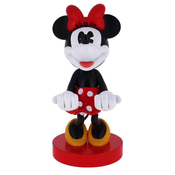 Support Cable Guy Minnie Disney en position tenant une manette de jeu, vue de face