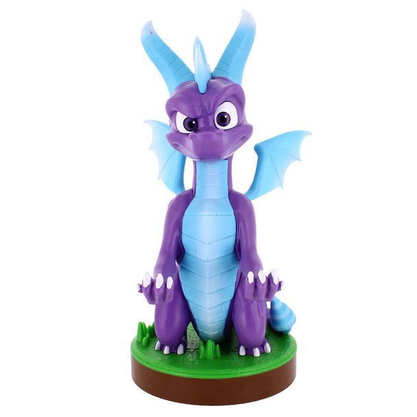 Support Cable Guy Spyro the Dragon de 21cm tenant une manette PlayStation 5 DualSense