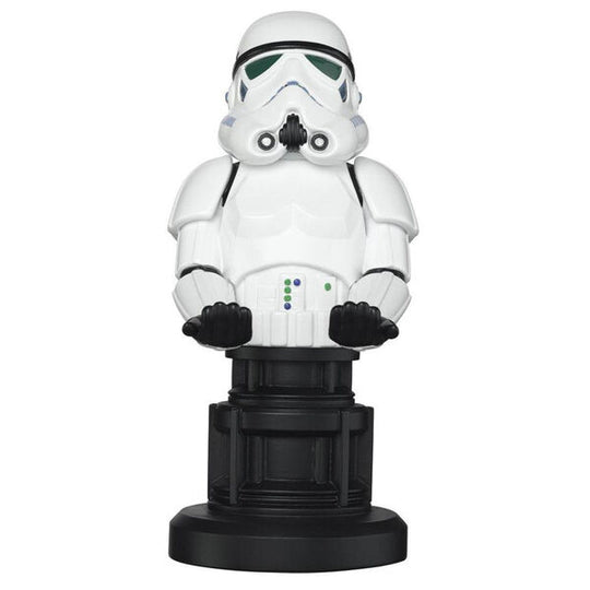 Support câble Stormtrooper Star Wars de 21cm tenant une manette de jeu PlayStation 5 DualSense