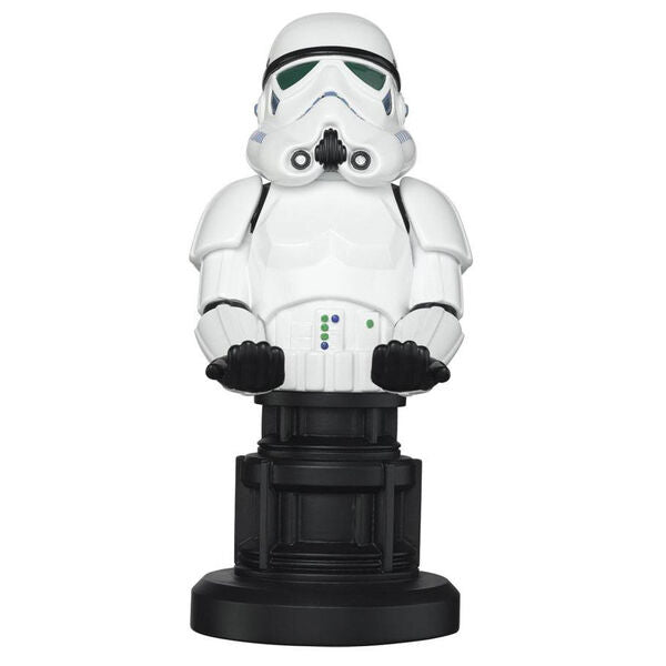 Support câble Stormtrooper Star Wars de 21cm tenant une manette de jeu PlayStation 5 DualSense