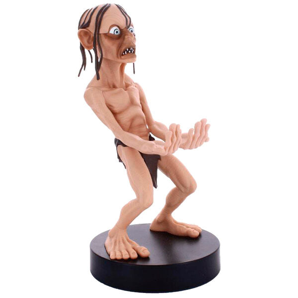 Vue rapprochée du visage détaillé de la figurine Gollum EXQUISITE GAMING
