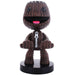 Support Cable Guy Sackboy LittleBigPlanet de 21 cm tenant une manette de jeu noire compatible PS5 et Xbox