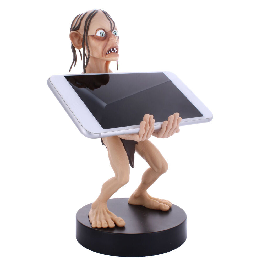 Support câble Gollum tenant une manette PlayStation 5 DualSense chargée