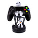 Vue latérale du support manette Jack Skellington avec manette PlayStation 5