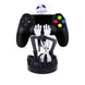 Vue latérale du support manette Jack Skellington avec manette PlayStation 5